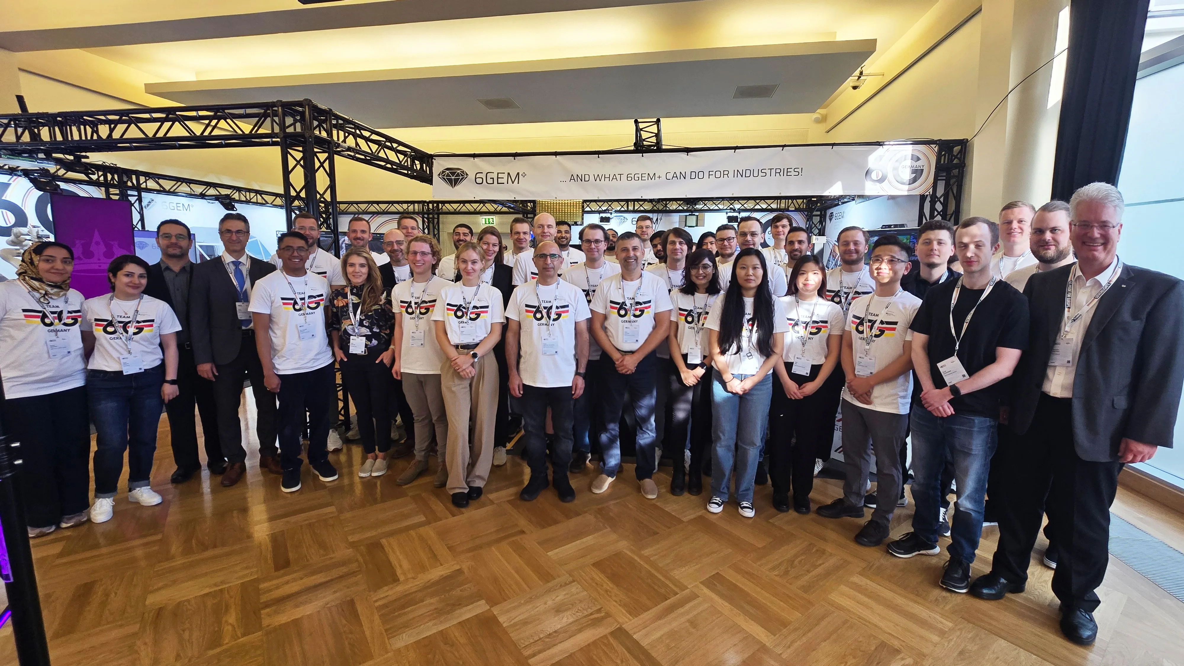 The 6GEM+ team at Booths 26 and 27 of the Berlin 6G Conference 2026.