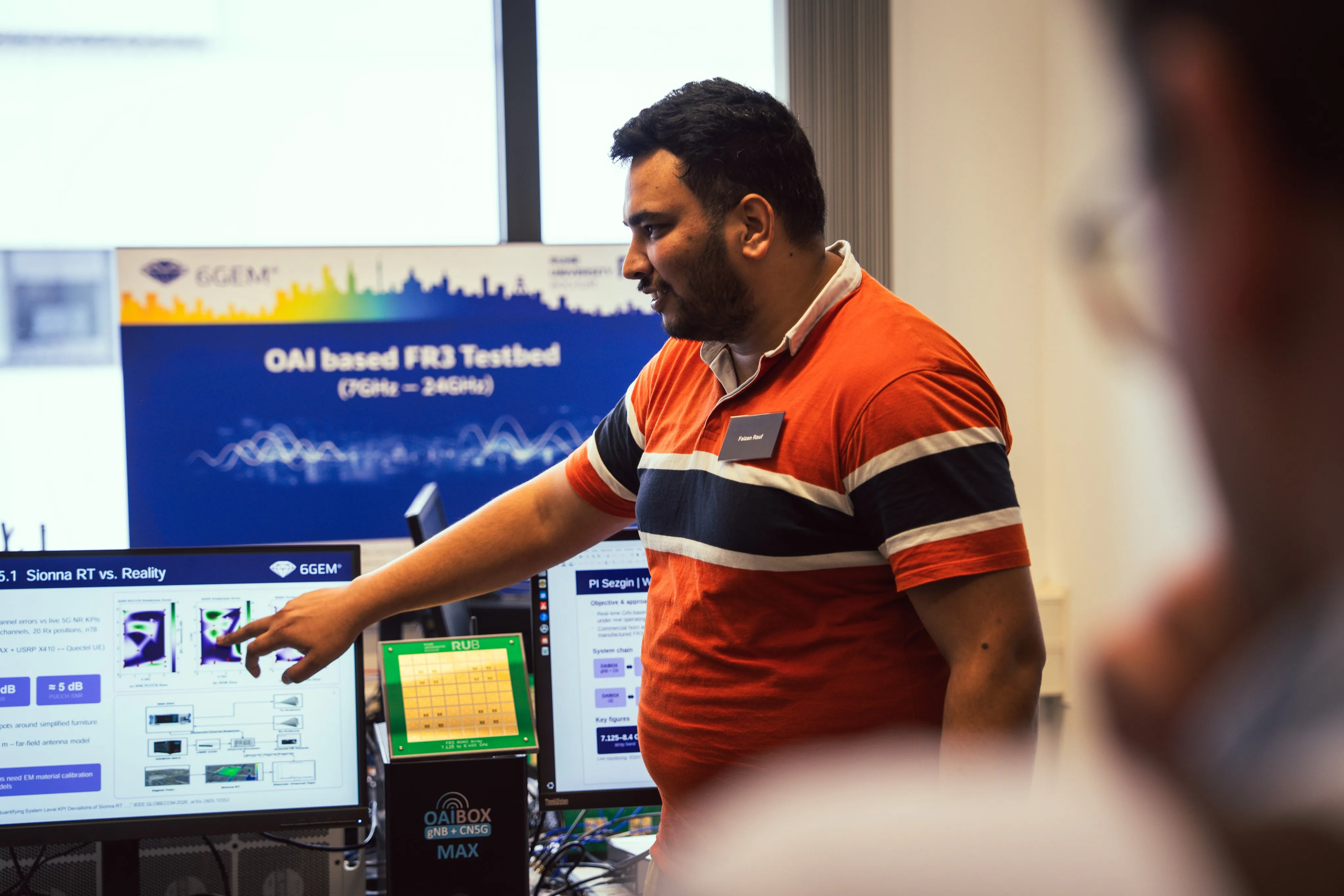 Lab tour including FR3 research testbed.